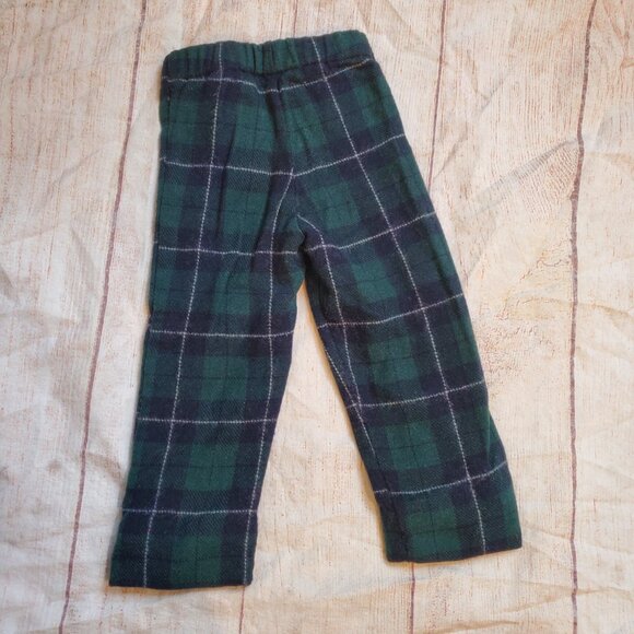 La Mascot wool blend plaid pull-on bottoms sz 4 - Picture 3 of 3